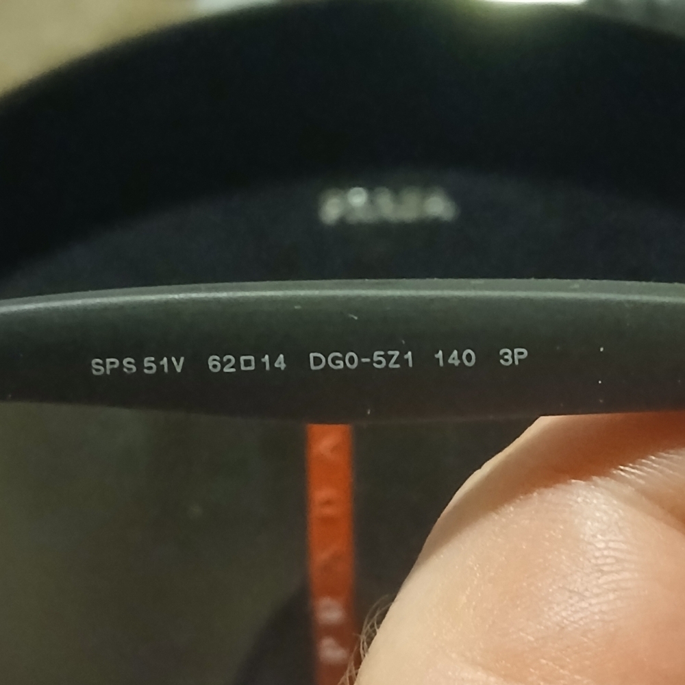 Prada Matte Black Designer Eyewear